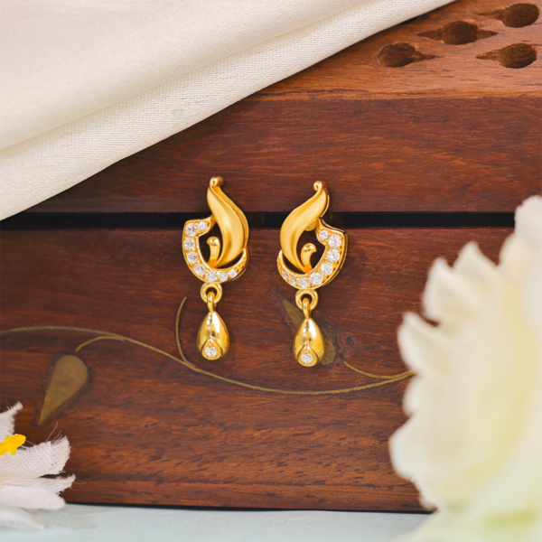 earring12626001 Mayura Grace Gold Drop Earrings