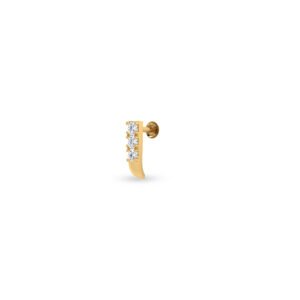 Triple Stone Gold Nosepin