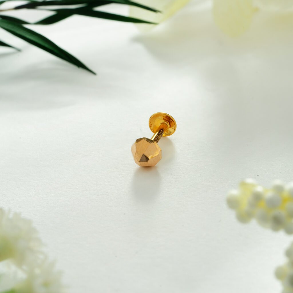 Bead Gold Nosepin