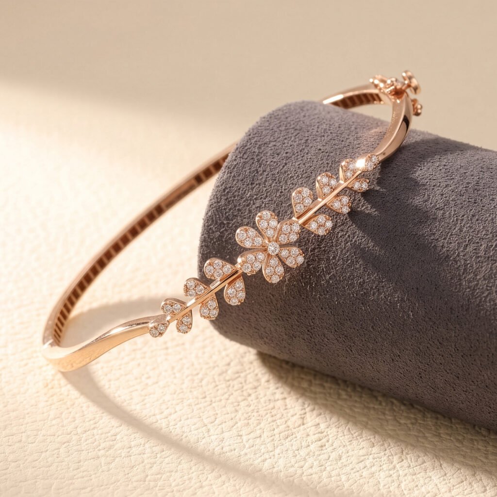 Rose Gold Bangle Bracelet