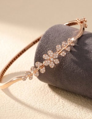 rose20926 Rose Gold Bangle Bracelet