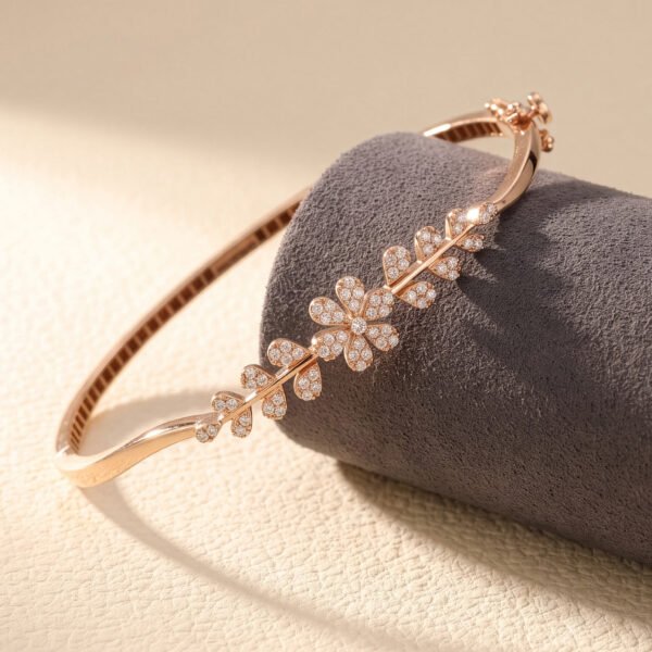 rose20926 Rose Gold Bangle Bracelet